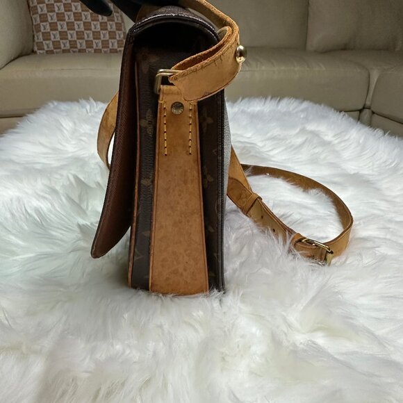 Authentic Louis Vuitton Monogram Cartouchiere GM Crossbody Shoulder Bag - Picture 5 of 12